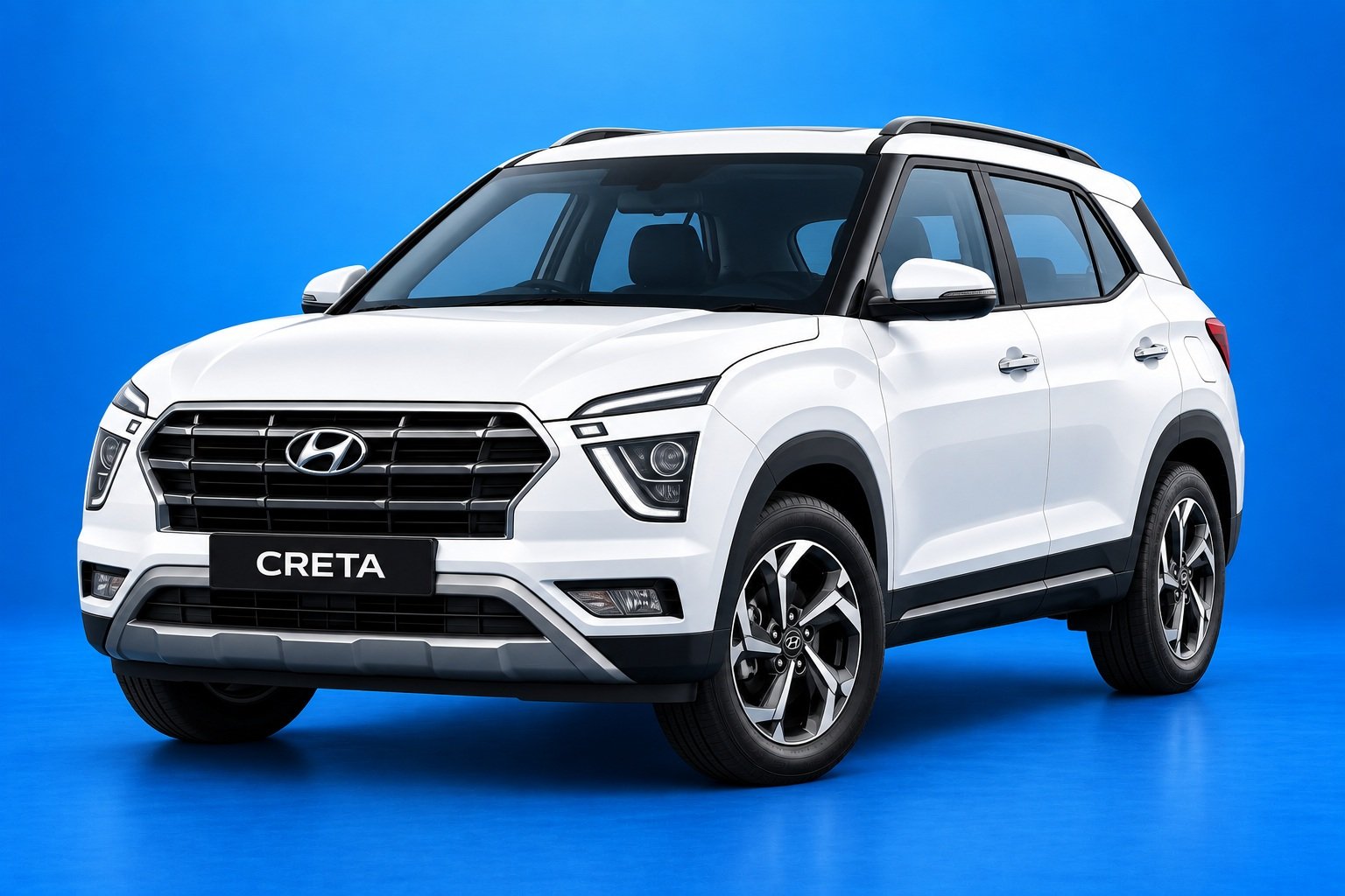 White Hyundai Creta