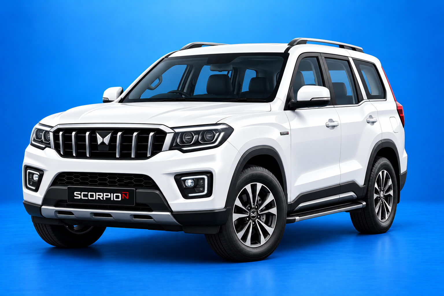 White Mahindra Scorpio N